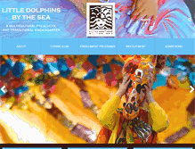 Tablet Screenshot of littledolphins.org